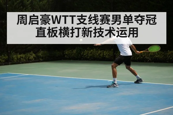 周启豪WTT支线赛男单夺冠 直板横打新技术运用